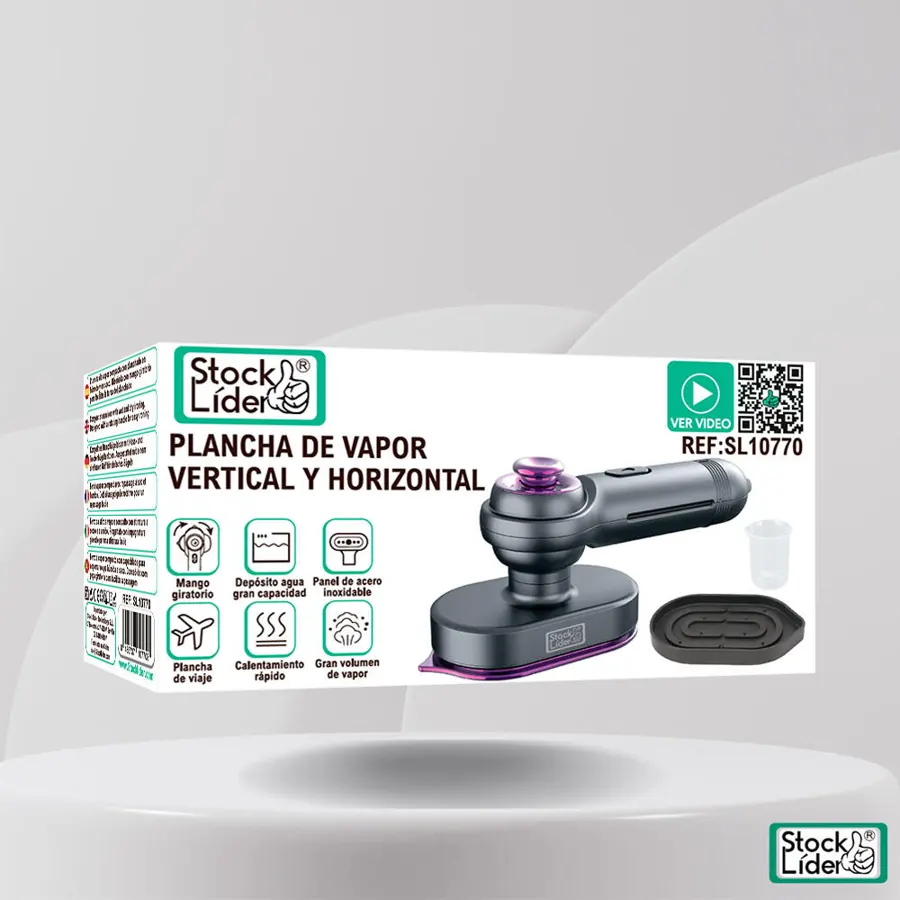 Plancha de vapor vertical y horizontal